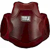 Защитный жилет TITLE Boxing Blood Red Leather
