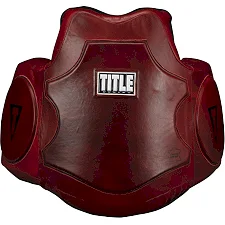 Защитный жилет TITLE Boxing Blood Red Leather
