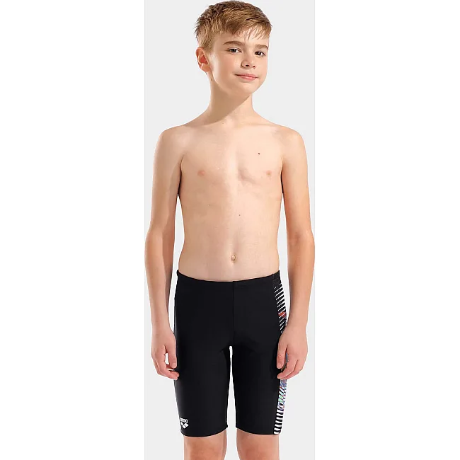 Плавки для мальчиков Arena LIT LOGO SWIM JAMMER черный (для детей)