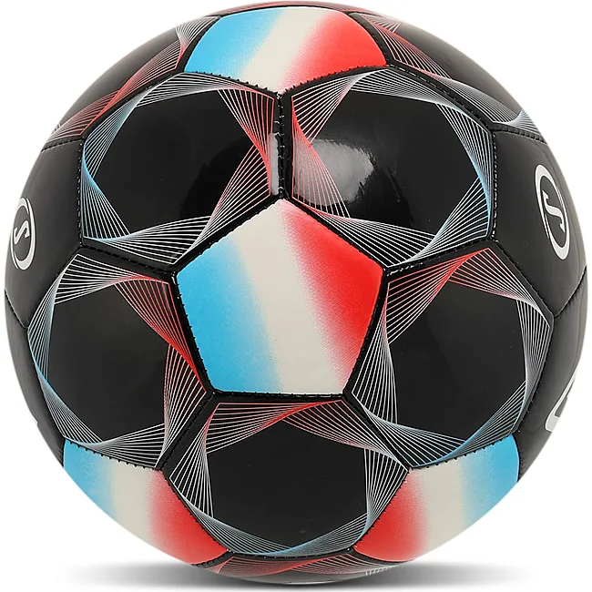 Футбольный мяч SPALDING 2.0 66005Z (Черный-голубой)
