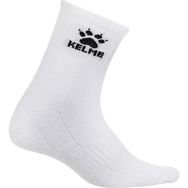Спортивные носки унисекс высокие KELME CLASSIC K15Z907-9100 размер (Белый)