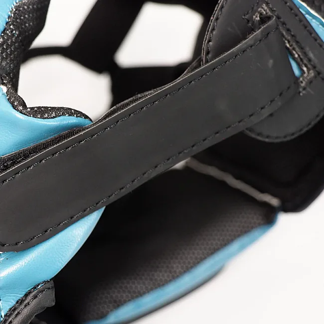Боксерський шолом Adidas Power 50 блакитний/чорний/золотий | C50HG