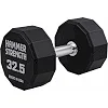 Гантель профессиональная с полиуретановым покрытием HAMMER STRENGHT TA-9215-32_5 (Черный)