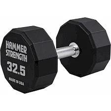 Гантель профессиональная с полиуретановым покрытием HAMMER STRENGHT TA-9215-32_5 (Черный)