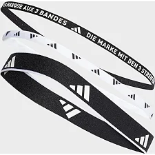 Пов'язки на голову ADIDAS Headban New 3PK чорний, білий One Size