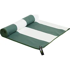 Полотенце для пляжа и бассейна из микрофибры SAILBOLAT BEACH TOWEL T-SCT (Зеленый-белый)