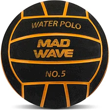 Мяч для водного поло MADWAVE M223001 (Черный)