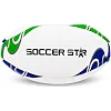 Регбийный мяч SOCCER STAR R-5357-5 (Белый-фиолетовый-салатовый)