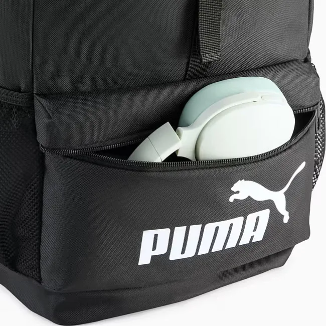 Рюкзак Puma Phase Hooded Backpack 20L черный 46,5 x 27 x 19,5 см