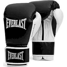Боксерские перчатки Everlast POWERLOCK OG TRAINING GLOVES черный, белый