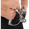Рукоятка подвійна для нижньої тяги ручка для блочного тренажера ZELART TA-8379 (Хром)