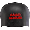 Двухсторонняя шапочка для плавания силиконовая для взрослых MADWAVE It bites reversible M055430 (Черный-золотой)