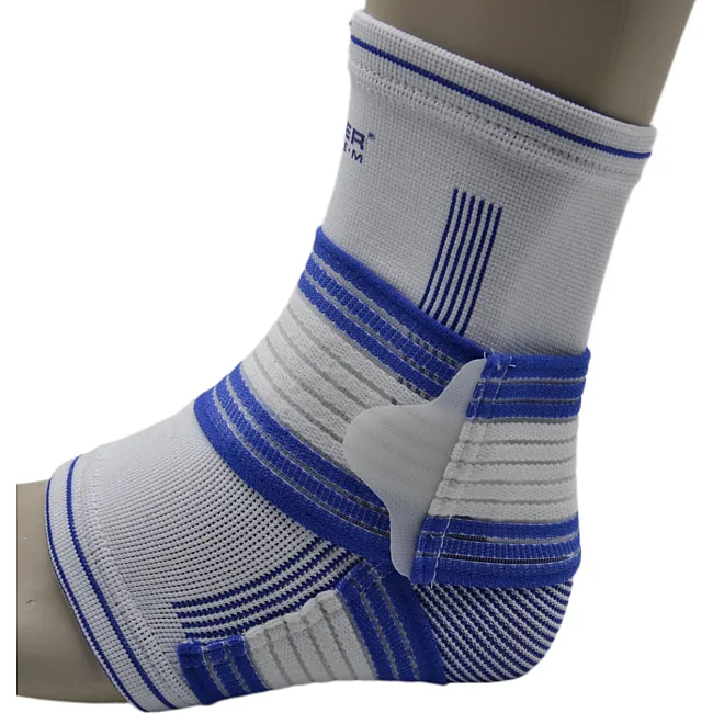 Бандажі на гомілкостоп Power System PS-6009 Ankle Support Pro Blue/White (1шт.)