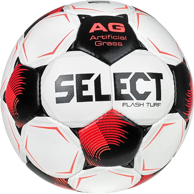 Футбольный мяч Select Flash Turf Fifa v26 белый, красный 5