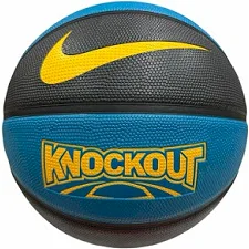 Баскетбольный мяч NIKE KNOCKOUT DEFLATED BLACK/GREEN ABYSS/BLACK/UNIVERSITY GOLD size 7