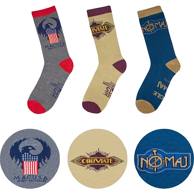 Носки Fantastic Beasts Macusa Socks Set of 3