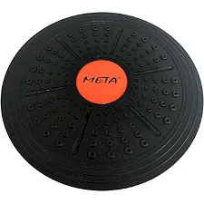 Доска балансировочная META Balance Board черный, красный 41,5х5 см