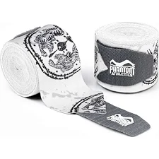 Боксерские бинты Phantom Muay Thai White 400cm.