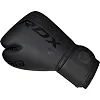 Боксерские перчатки RDX F6 Kara Matte Black (капа в комплекте)