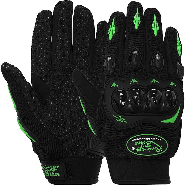 Мотоперчатки RACING BIKER SC-04 (Черный-оранжевый)