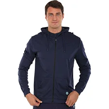 Спортивна кофта на блискавці з капюшоном JOMA INDOOR GYM 102970-345 (Темно-синій)