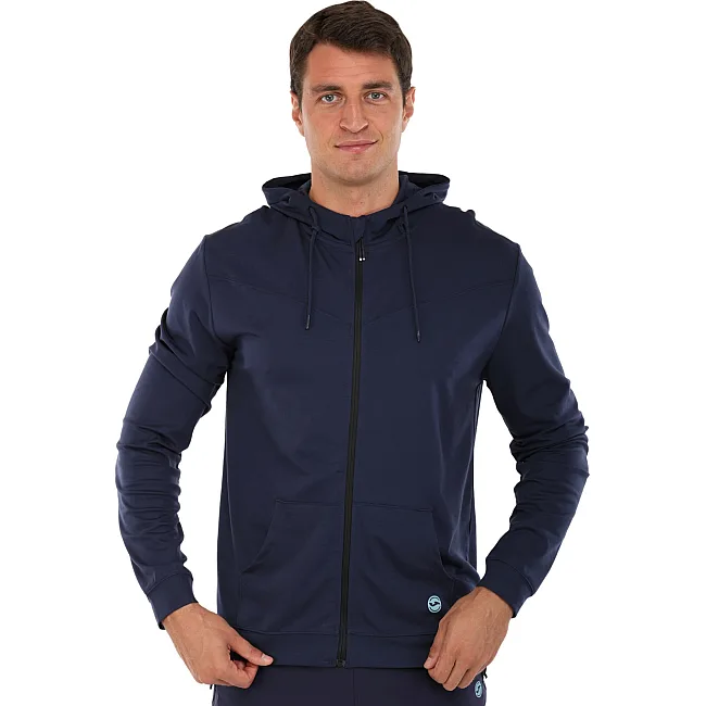 Спортивна кофта
 на блискавці з капюшоном JOMA

 INDOOR GYM 102970-345 (Темно-синій)