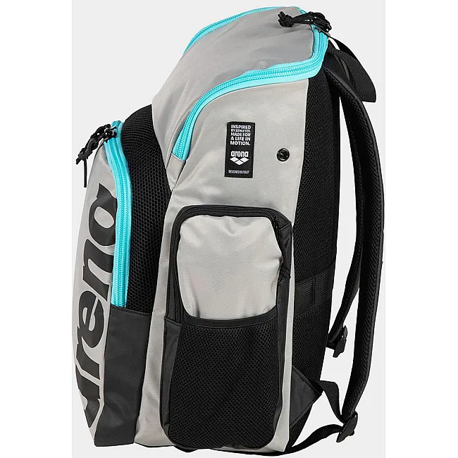 Спортивный рюкзак Arena SPIKY III 35L серый, голубой, чёрный 46х30х23 см