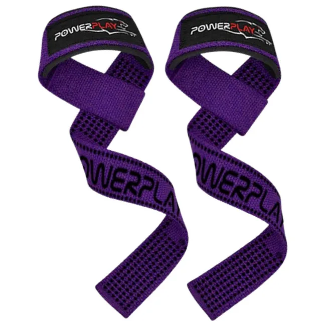 Лямки для тяги PowerPlay 7064 Lifting Gym Straps Фиолетовые