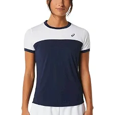 Футболка жіноча Asics COURT SS TOP midnight/white