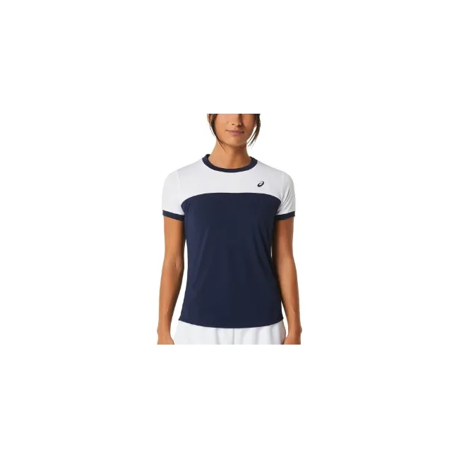 Футболка жіноча Asics COURT SS TOP midnight/white