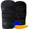 Неопреновые перчатки RDX T15 Noir MMA Grappling Matte Black