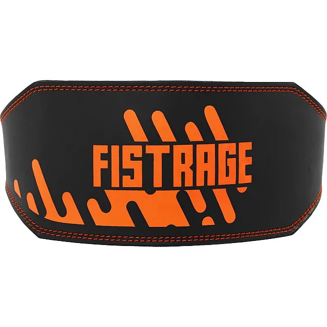 Пояс для тяжелой атлетики кожа
 FISTRAGE VL-8443 спинка-15см (Черный)