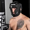 Боксерський шолом Phantom APEX Cage Black (капа в подарунок)