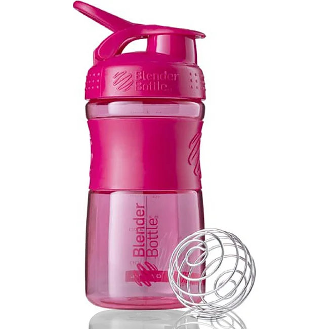 Спортивный шейкер-бутылка BLENDERBOTTLE SportMixer Flip 20oz/590ml Pink FL