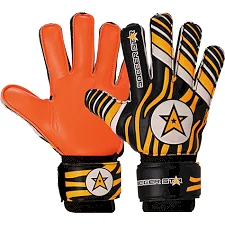 Вратарские перчатки SOCCER STAR VL-6023 (Черный-оранжевый)