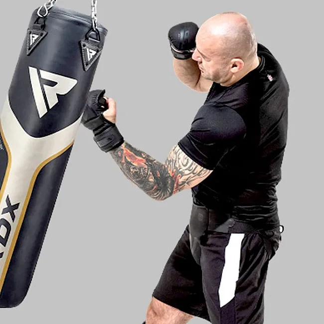 Неопреновые перчатки RDX T15 Noir MMA Grappling Matte Black