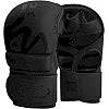 Неопреновые перчатки RDX T15 Noir MMA Grappling Matte Black