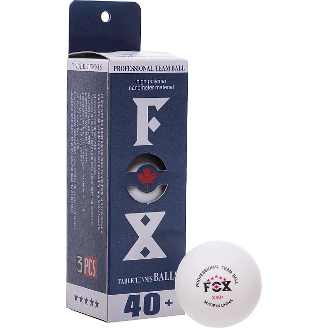 Мячи для настольного тенниса
 FOX 40+ 3star T005 3шт