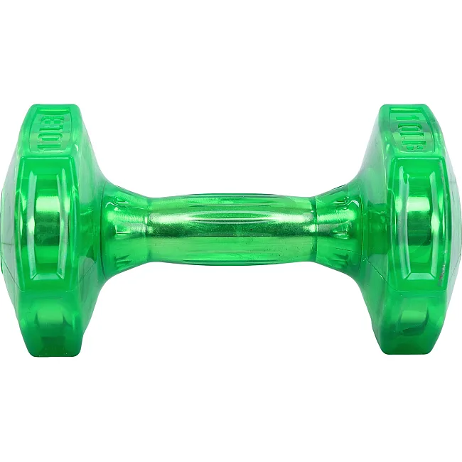 Гантель для фитнеса с TPU покрытием ZELART
 Jelly Urethane Coated Dumbbells TA-2946-10LB 1шт 4,5кг (Салатовый)