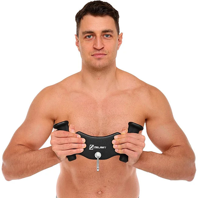 Рукоять для тяги c узким хватом
 Pull Down Handle нескользящее покрытие Mdbuddy TA-5389
 33х5,5х14см