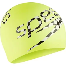 Сапожный шапка Speedo SLOGAN PRT CAP AU/AF/AM салатовый, черный, белый OSFM