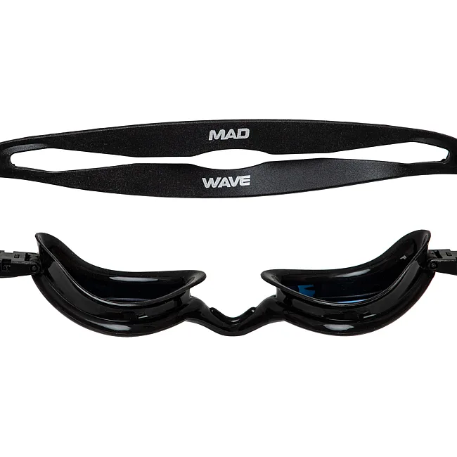 Очки для плавания взрослые MADWAVE
 RAPID TECH L M048103 (Черный)