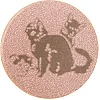 Жетон-наклейка на медаль
 на медаль або кубок ø25мм SP-SPORT
 Кішки 25-0061 (Золотий)