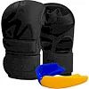 Неопреновые перчатки RDX T15 Noir MMA Grappling Matte Black
