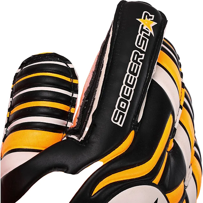 Вратарские перчатки
 SOCCER STAR VL-6023 (Черный-оранжевый)