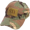 Кепка бейсболка тактическая с липучкой под патч 5.11 Tactical TY-0363 (Камуфляж Marpat)