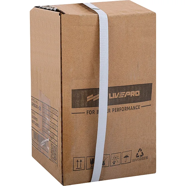 Гиря тренировочная цельная чугунная окрашенная LiveUp LP8041-8 вес 8кг