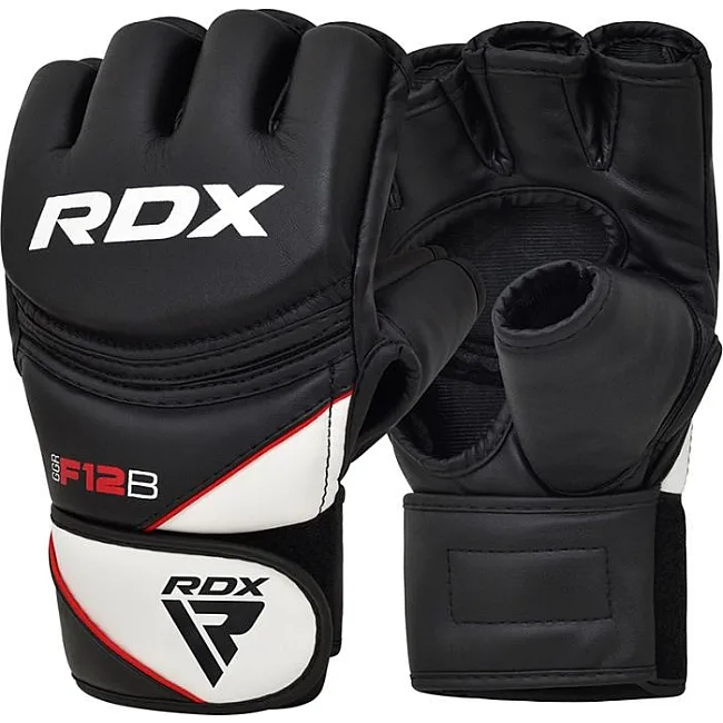 Перчатки для ММА RDX F12 Model GGRF Black (капа в комплекте)