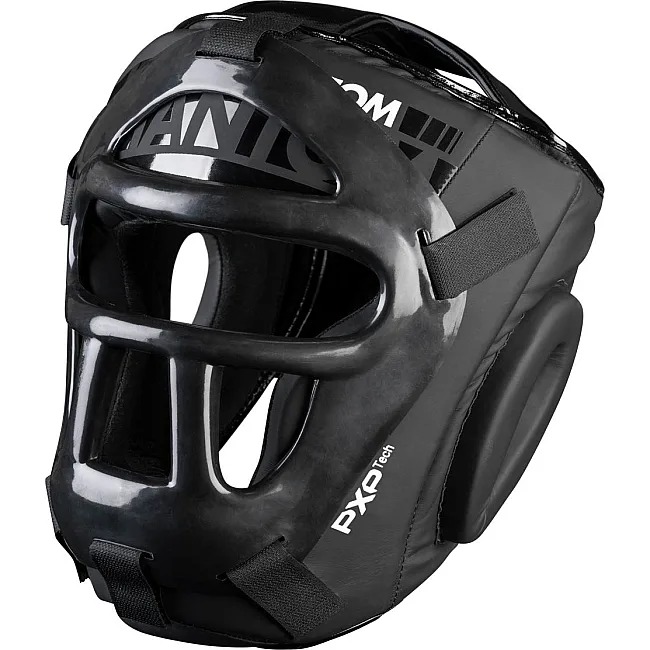 Боксерський шолом Phantom APEX Cage Black (капа в подарунок)
