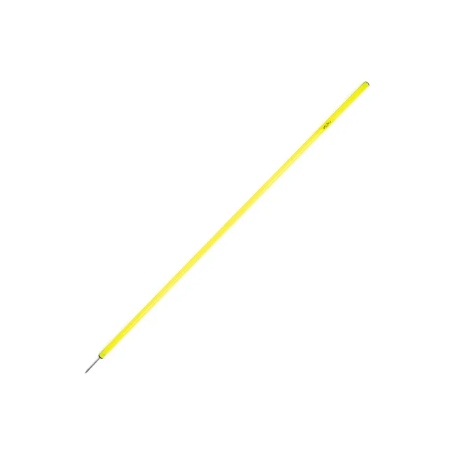Шест тренировочный с пикой META Slalom Pole Simple Spike желтый 180 см